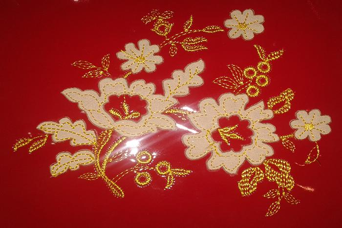 高速盘带绣激光绣花机